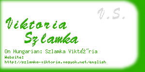 viktoria szlamka business card